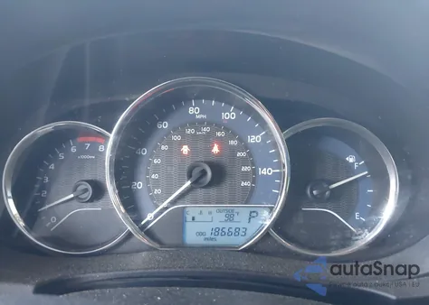 2016 Toyota Corolla Le из США, поврежденный, VIN 5YFBURHE8GP466857